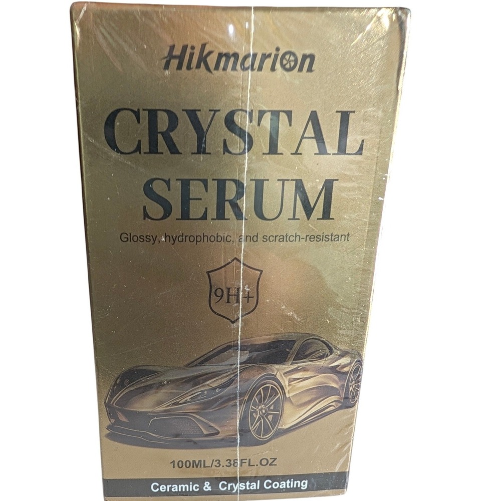 Hikmarion Crystal Serum 9H+ Ceramic Coating Car Paint Protection 100ml Kit